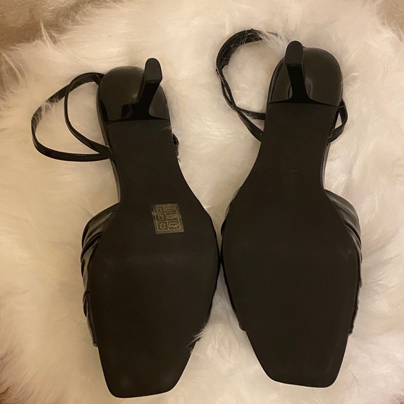 Tory Burch Black Strappy Heels - Picture 2 of 5